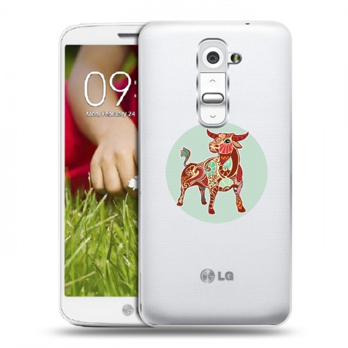 Полупрозрачный дизайнерский пластиковый чехол для LG Optimus G2 mini Прозрачные знаки зодиака