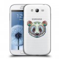 Дизайнерский пластиковый чехол для Samsung Galaxy Grand Животный арт 5