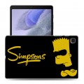 Дизайнерский силиконовый чехол для Samsung Galaxy Tab A7 lite Симпсоны