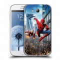 Дизайнерский пластиковый чехол для Samsung Galaxy Grand Человек - паук