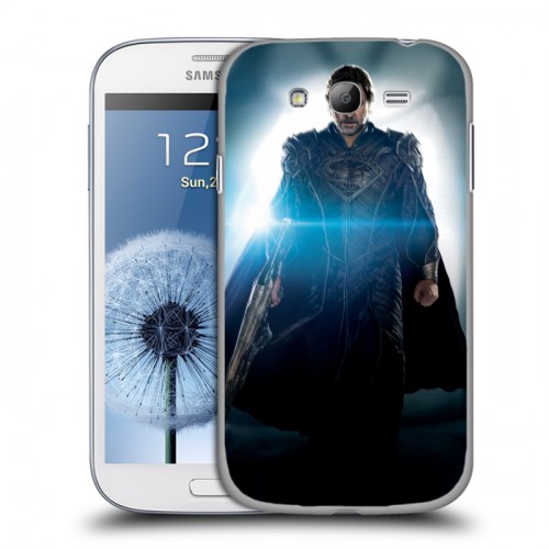 Дизайнерский пластиковый чехол для Samsung Galaxy Grand Человек из стали