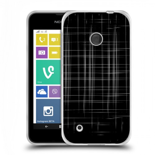 Дизайнерский пластиковый чехол для Nokia Lumia 530 Абстракции Сетка