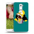 Дизайнерский пластиковый чехол для LG Optimus G2 mini Симпсоны