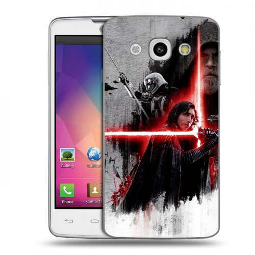 Дизайнерский пластиковый чехол для LG L60 Star Wars : The Last Jedi