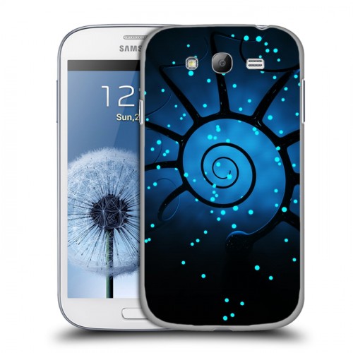 Дизайнерский пластиковый чехол для Samsung Galaxy Grand Абстракции Спираль