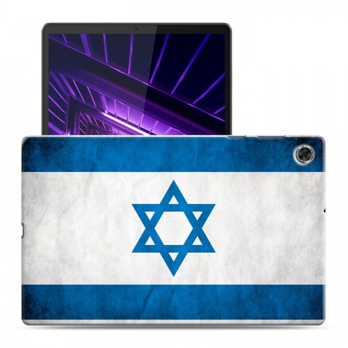 Дизайнерский силиконовый чехол для Lenovo Tab M10 Plus флаг Израиля