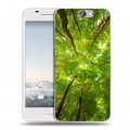 Дизайнерский пластиковый чехол для HTC One A9 лес