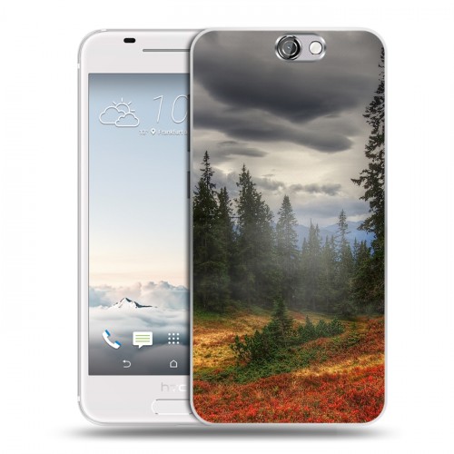 Дизайнерский пластиковый чехол для HTC One A9 лес