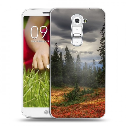 Дизайнерский пластиковый чехол для LG Optimus G2 mini лес