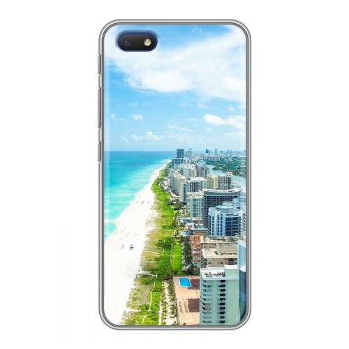 Дизайнерский пластиковый чехол для Alcatel 1V (2019) пляж