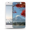 Дизайнерский пластиковый чехол для HTC One A9 вулкан