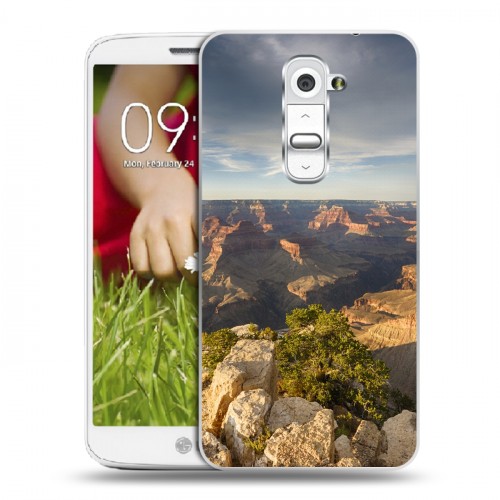 Дизайнерский пластиковый чехол для LG Optimus G2 mini каньоны