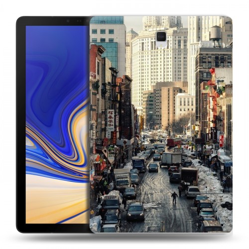 Дизайнерский силиконовый чехол для Samsung Galaxy Tab S4 Нью-Йорк
