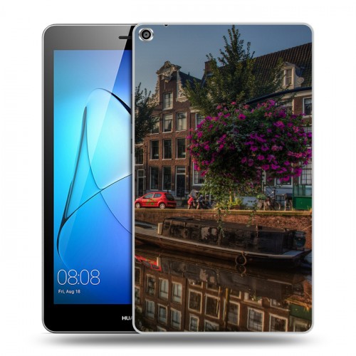 Дизайнерский силиконовый чехол для Huawei MediaPad T3 8 амстердам