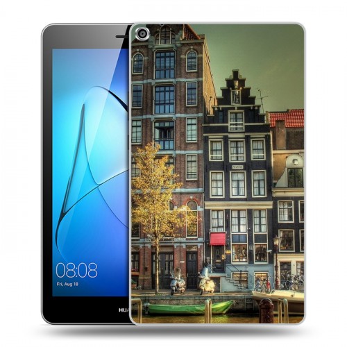 Дизайнерский силиконовый чехол для Huawei MediaPad T3 8 амстердам
