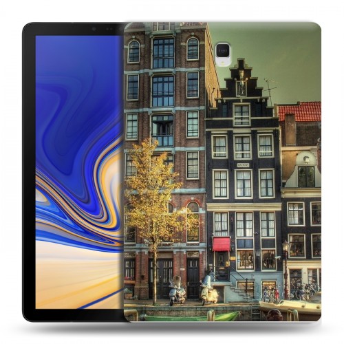 Дизайнерский силиконовый чехол для Samsung Galaxy Tab S4 амстердам