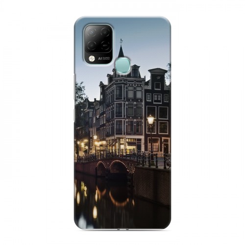Дизайнерский силиконовый чехол для Infinix Hot 10S амстердам