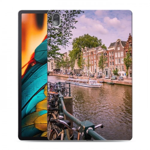 Дизайнерский силиконовый чехол для Lenovo Tab P11 Pro амстердам