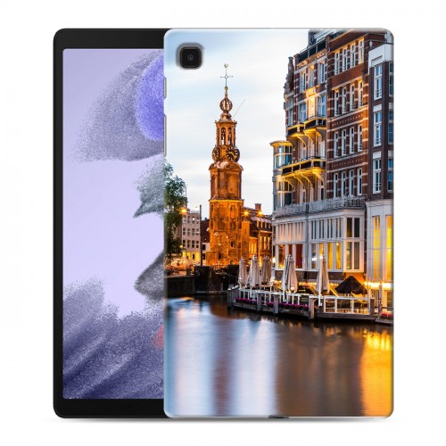 Дизайнерский силиконовый чехол для Samsung Galaxy Tab A7 lite амстердам
