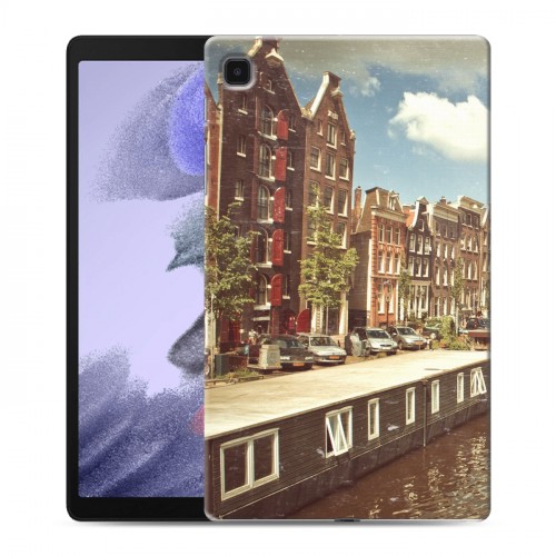 Дизайнерский силиконовый чехол для Samsung Galaxy Tab A7 lite амстердам