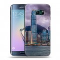 Дизайнерский пластиковый чехол для Samsung Galaxy S6 Edge Гонконг