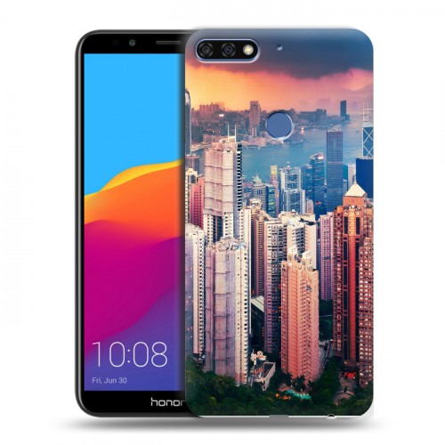 Дизайнерский пластиковый чехол для Huawei Honor 7C Pro Гонконг