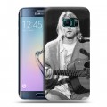 Дизайнерский пластиковый чехол для Samsung Galaxy S6 Edge nirvana