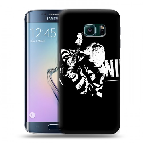 Дизайнерский пластиковый чехол для Samsung Galaxy S6 Edge nirvana
