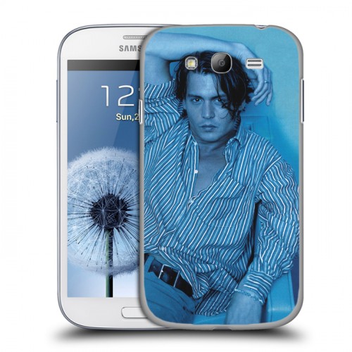 Дизайнерский пластиковый чехол для Samsung Galaxy Grand Джонни Депп