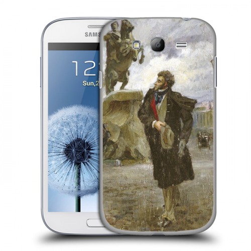 Дизайнерский пластиковый чехол для Samsung Galaxy Grand Пушкин