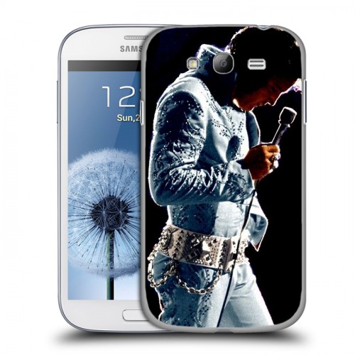 Дизайнерский пластиковый чехол для Samsung Galaxy Grand Элвис Пресли