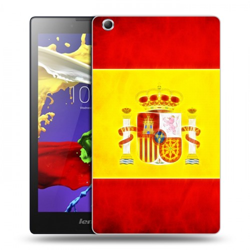 Дизайнерский силиконовый чехол для Lenovo Tab 3 7 Essential флаг Испании