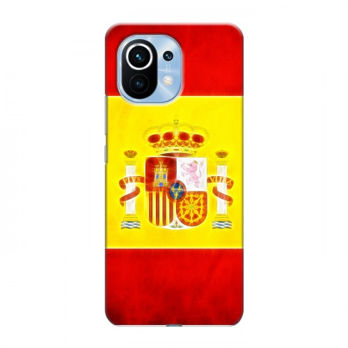 Дизайнерский пластиковый чехол для Xiaomi Mi 11 флаг Испании