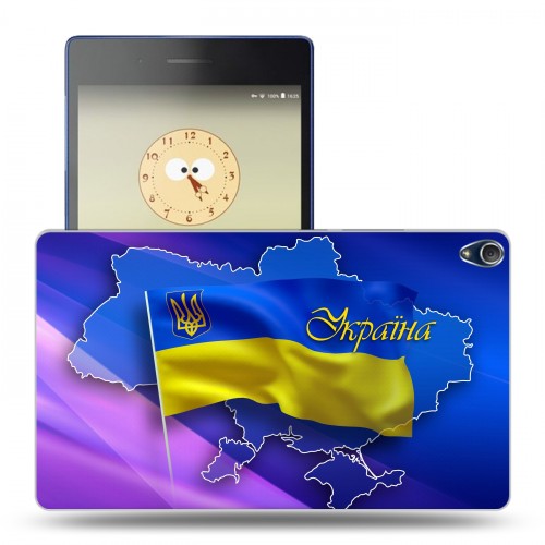 Дизайнерский силиконовый чехол для Lenovo Tab 3 8 Plus флаг Украины