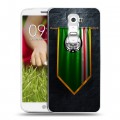 Дизайнерский пластиковый чехол для LG Optimus G2 mini флаг Чечни