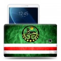 Дизайнерский силиконовый чехол для Samsung Galaxy Tab A 10.5 флаг Чечни