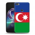 Дизайнерский силиконовый чехол для Alcatel Idol 5 Флаг Азербайджана