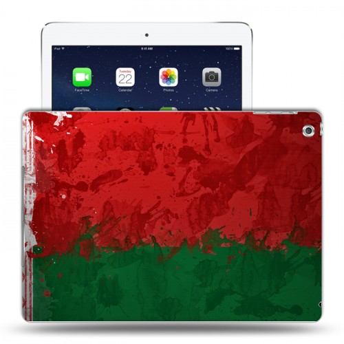 Дизайнерский силиконовый чехол для Ipad (2017) Флаг Белоруссии