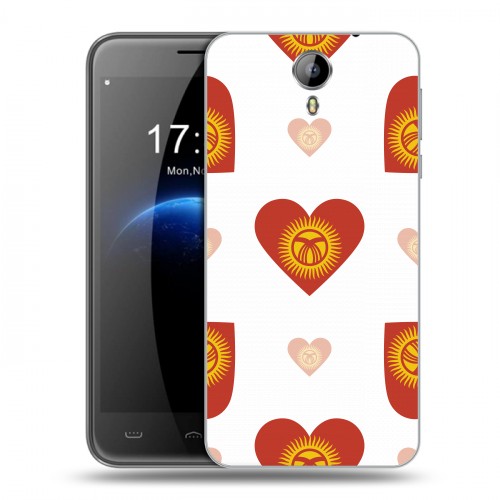 Дизайнерский силиконовый чехол для Homtom HT3 флаг Киргизии
