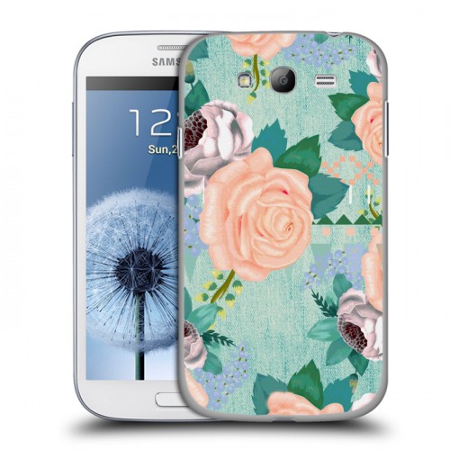 Дизайнерский пластиковый чехол для Samsung Galaxy Grand Летние розы