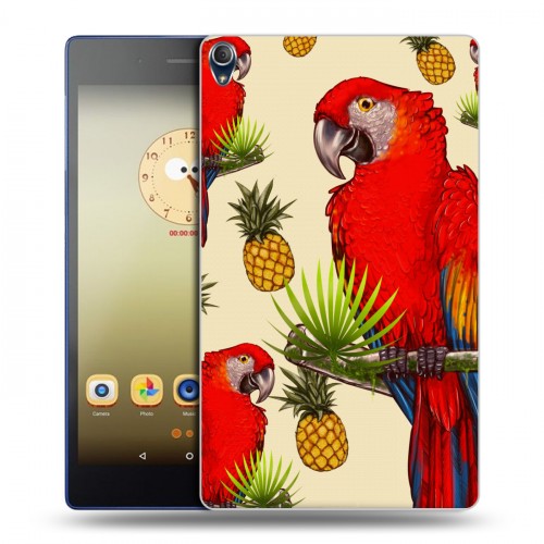 Дизайнерский силиконовый чехол для Lenovo Tab 3 8 Plus Птицы и фрукты