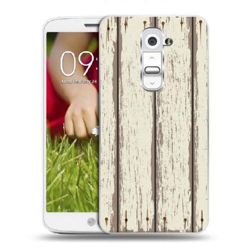 Дизайнерский пластиковый чехол для LG Optimus G2 mini Дерево
