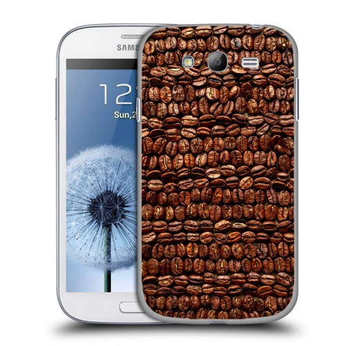 Дизайнерский пластиковый чехол для Samsung Galaxy Grand кофе