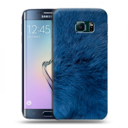 Дизайнерский пластиковый чехол для Samsung Galaxy S6 Edge Текстуры мехов