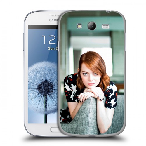 Дизайнерский пластиковый чехол для Samsung Galaxy Grand Эмма Стоун