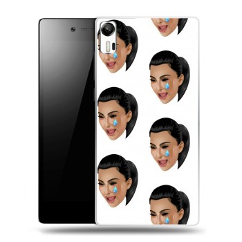 Дизайнерский силиконовый чехол для Lenovo Vibe Shot Ким Кардашьян (на заказ)