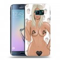 Дизайнерский пластиковый чехол для Samsung Galaxy S6 Edge Ким Кардашьян