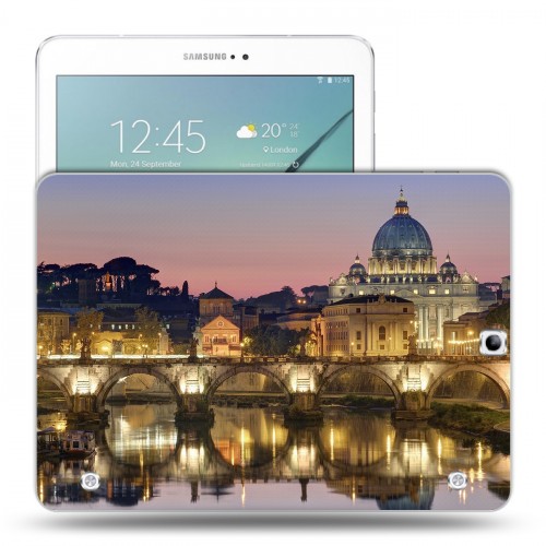 Дизайнерский силиконовый чехол для Samsung Galaxy Tab S2 9.7 Рим