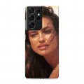 Дизайнерский пластиковый чехол для Samsung Galaxy S21 Ultra Ирина Шейк