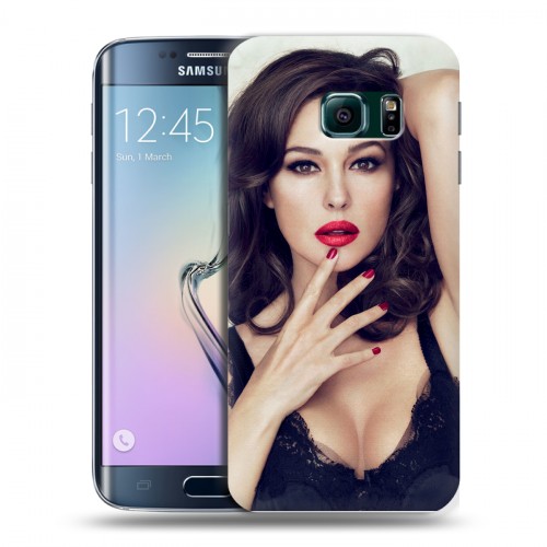 Дизайнерский пластиковый чехол для Samsung Galaxy S6 Edge Моника